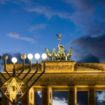 How Berlin Turned a Former Checkpoint Into a Hanukkah Landmark